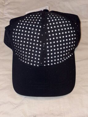 lululemon athletica Black Baller Hat *Perforated reflective NWT